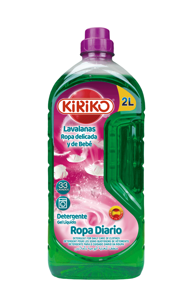 Detergente Líquido Ropa Diario 2L - Kiriko